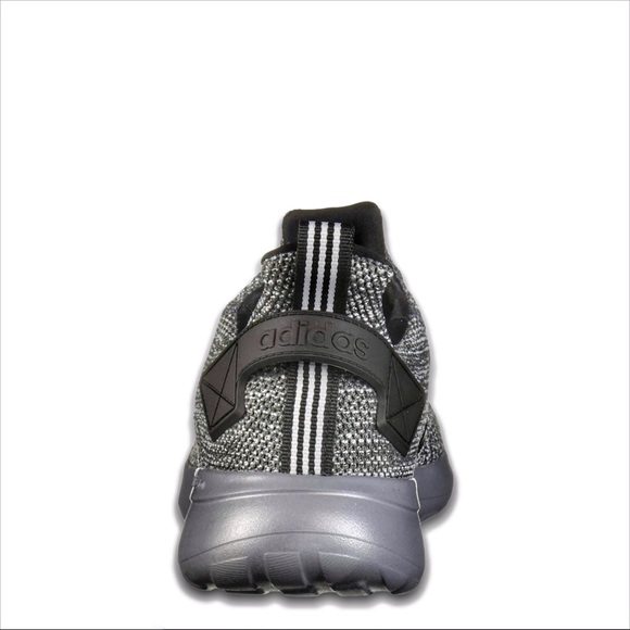 adidas Men’s Lite Racer Running Shoes Grey Black - Picture 7 of 10
